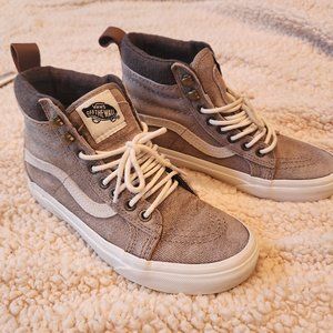 Sk8-Hi Vans Shoe - Tan for Boys or Girls